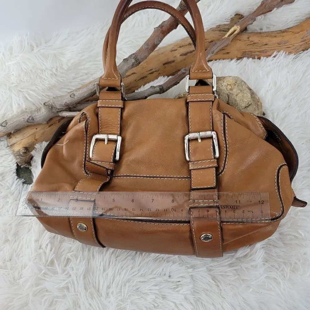 Michael Michael kors tan satchel leather